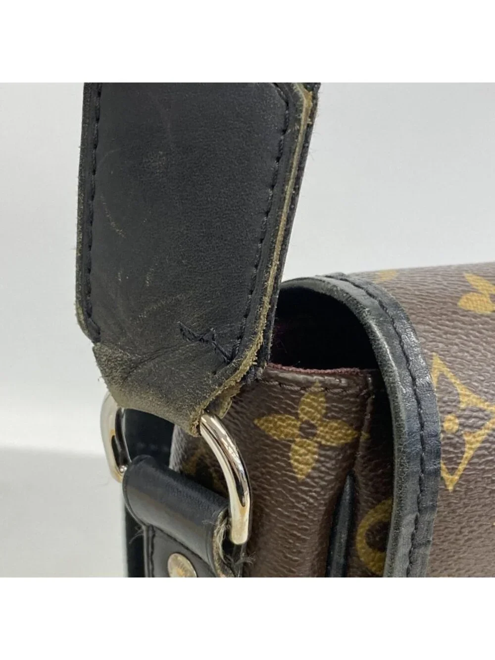 Louis Vuitton Shoulder Bag Monogram Macassar District MM Brown